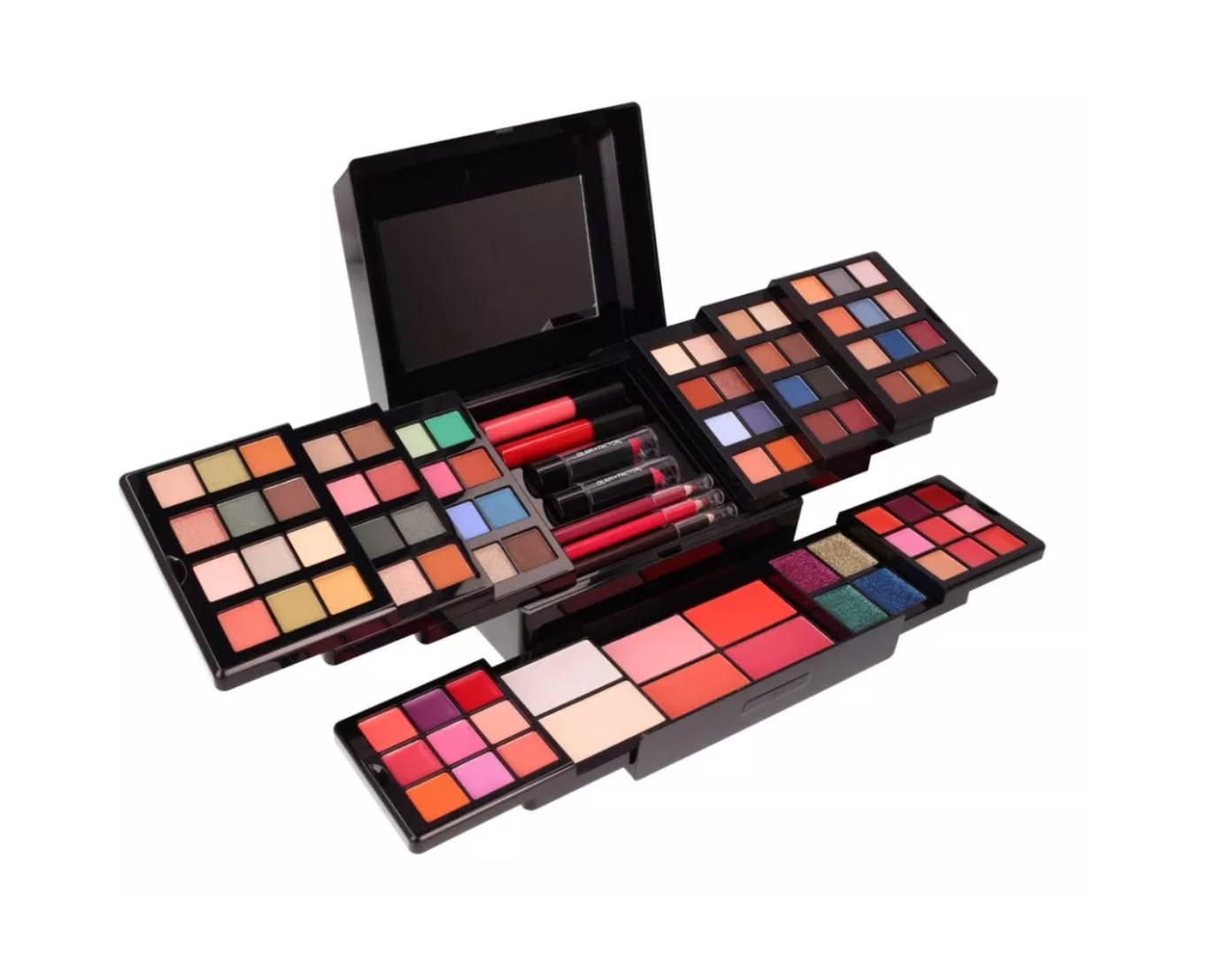 Maletin De Maquillaje Profesional TFIANYNI Maletín Profesional De Maquillaje  De 22 Pulgadas, Altura Ajustable, 3 Pisos, Maletín De Maquillaje Con Ruedas,  Con Espejo Y Luz, Cerradura Maletin Maquillaje Profesional, image size:1392x1082